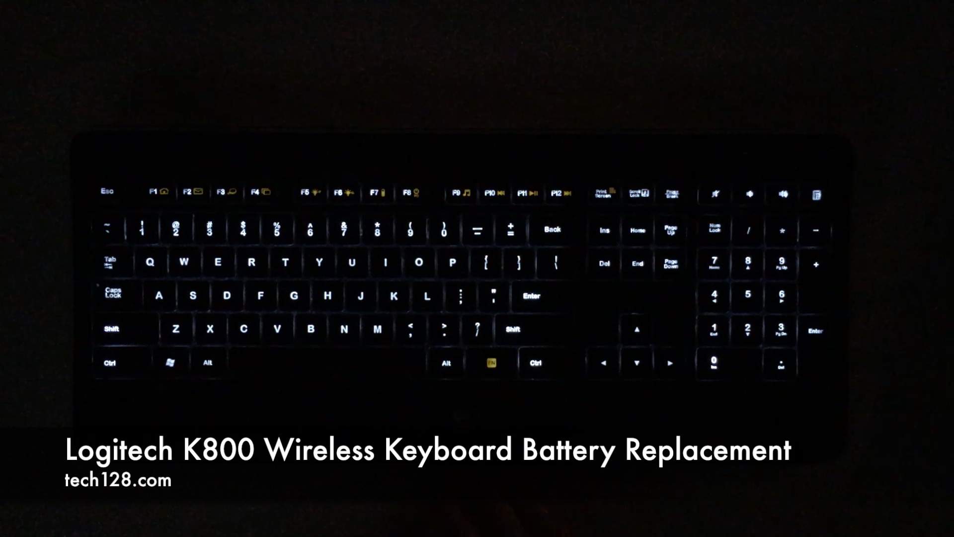 analysere Bemærk At give tilladelse Replacing the Batteries in Your Logitech K800 Wireless Keyboard – tech128